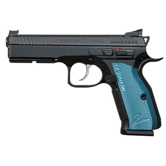 CZ SHADOW 2 BLACK & BLUE 9MM 4.89